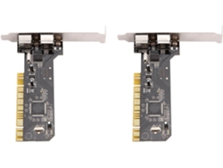 Tarjeta Adaptadora Pci De 2 Puertos A Ps/2 De 2 Puertos / Sin Usb Para Teclado Y Ratón