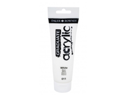 Pintura Acrilica Graduate Daler Rowny 120 Ml (011 White / Blanco)