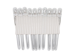 10pcs Pinzas De Peluquería Clips De Pelo Pinzas De Pato Para Salón Barbería Peluquería