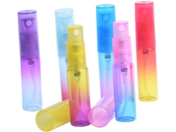 6pièces Lot De Flacons Vides Para Maquillage De Vaporisateurs Dégradés Verre Porte, Crèmes Voyage...