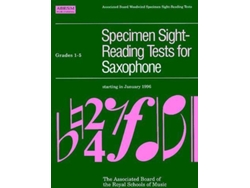 Partitura ABRSM Specimen Sight-Reading Tests For Saxophone - Grades 1-5 (Inglés)