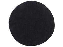 Alfombra BELIANI Demre de Poliéster Negro 140x140