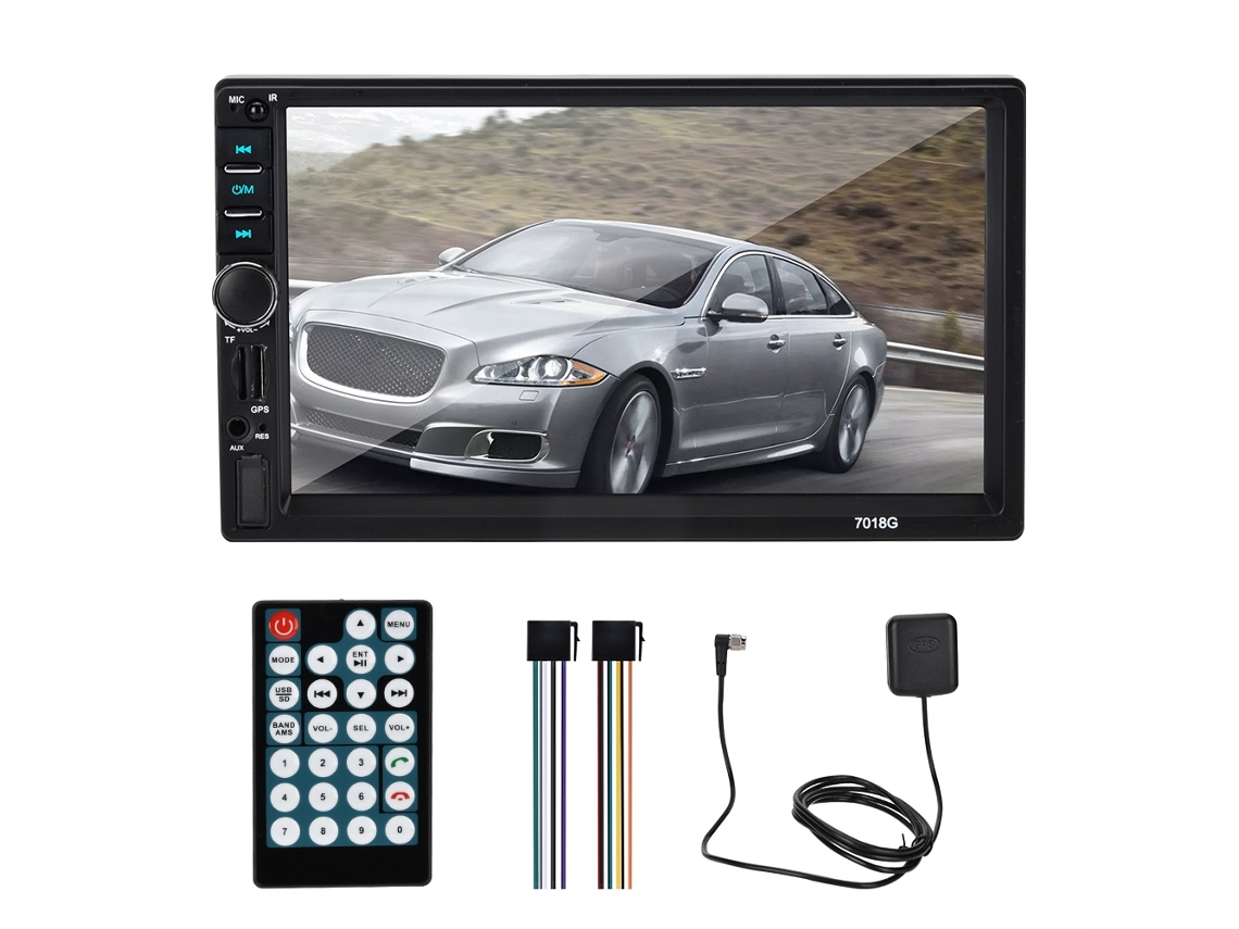 Autorradio MP5 con navegación GPS y Bluetooth (sin marca)