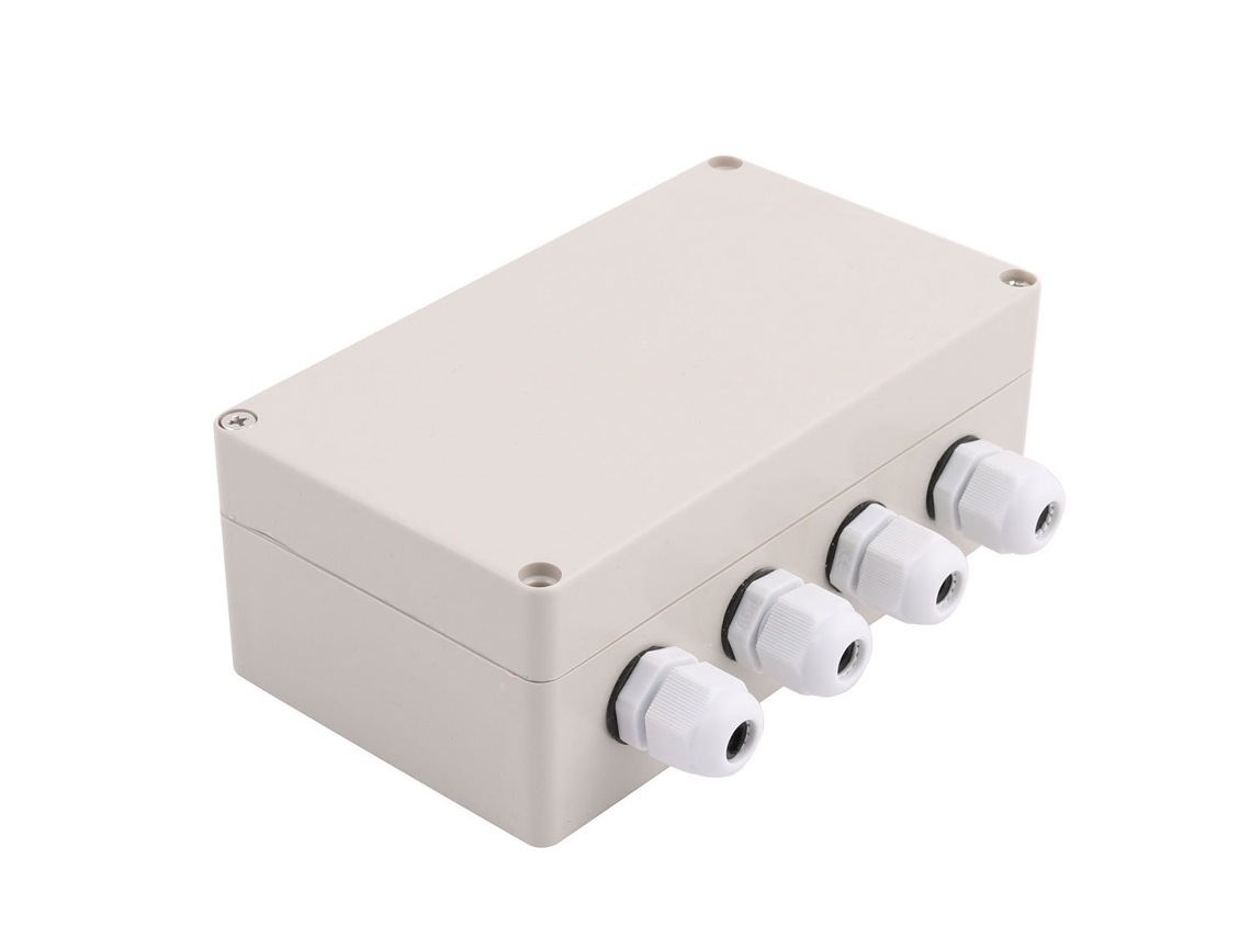 Juego de 158 mm x 90 mm x 60 mm con 1 entrada para 4 cajas de conexiones impermeables con CHABERLU