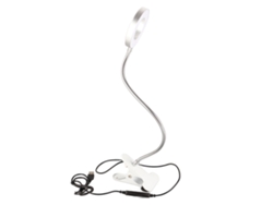 Rebe-luz De Lectura Clip On 48 Led 5000k-6500k 5-10w Flexible Ojo Protección Lampara De Escritorio Clip Usb 5v 2a