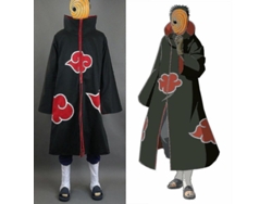 2026-capa Akatsuki Naruto Con Máscara De Resina Uchiha Obito Tobi Para Cosplay