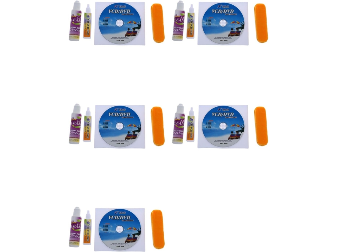 Kit De Cd/dvd/rom 5x 4 En 1: Mantenimiento Y Limpieza De La Lente Del Reproductor