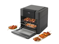 Horno de aire caliente, 1600 W, capacidad de 12 L, rango de temperatura de 80 a 200 °C, rango de tiempo de 0 a 90 minutos, pantalla táctil OEM