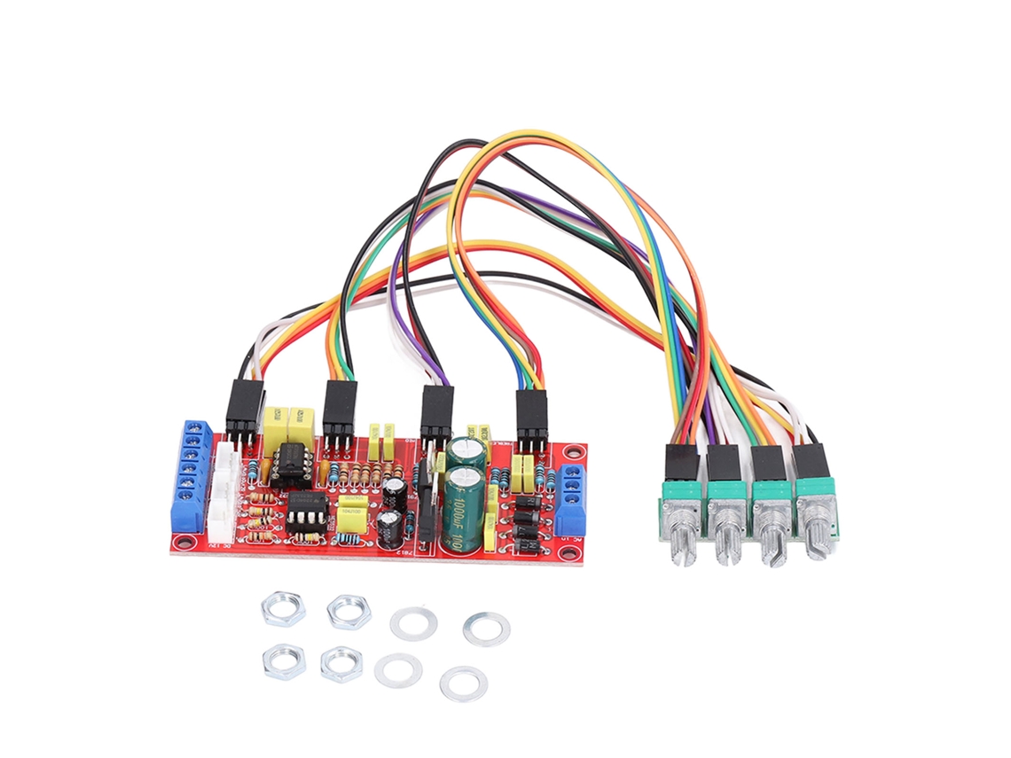Placa preamplificadora NE5532 con control de volumen