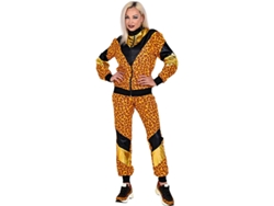 Disfraz de Mujer WIDMANN leopardo entrenamiento 80s (Tam.: M)