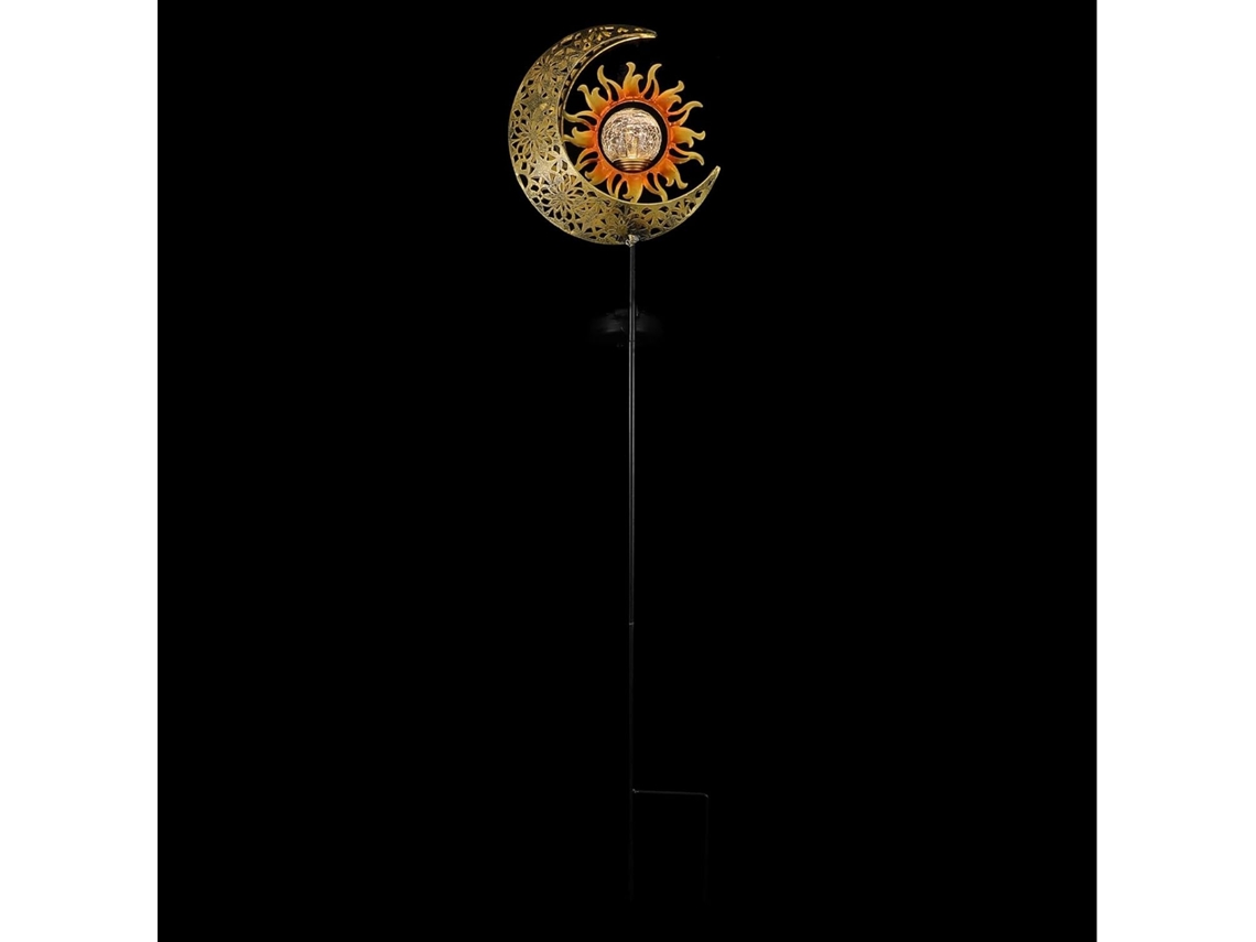 Luz LED solar impermeable para uso exterior.