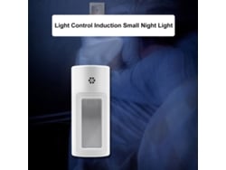 2026-luz Nocturna Pequeña Con Control De Luz Por Inducción Luz Suave Protectora De Ojos Ahorradora De Energía Para Alimentación Noche Dormir Armario