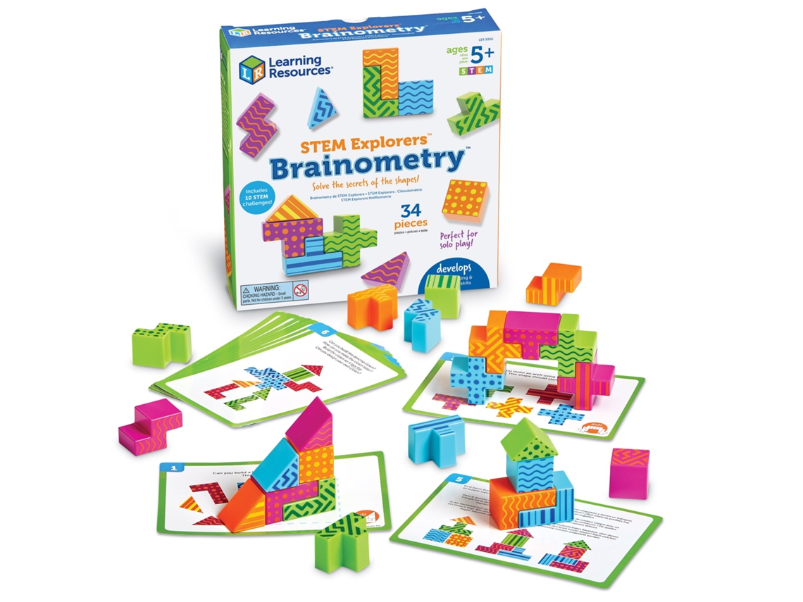 Juego educativo: Exploradores de STEM: Brainometría, rompecabezas 3D, recursos de aprendizaje