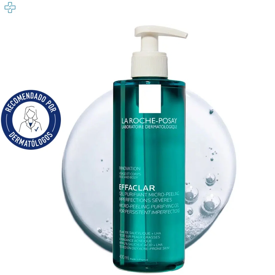 Aceite de Limpieza LA ROCHE POSAY La Roche-Posay Effaclar Micro-Peeling Purifying Gel Wash (400ml)