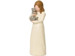 Estatua Hermana Figura Conmemorativa Amistad Escultura Resina Pérdida Estar Oficina Mesita Noche Alféizar