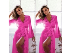 Lencería Sexy, Bragas Transparentes Para Mujer, Vestido Largo De Seda, Camisón, Kimono Ztd
