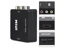Convertidor Portátil Mini Usb Av A Hdmi 720p/1080p Ajustable Con Amplia Compatibilidad