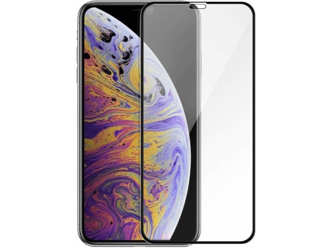 Protector de Cristal Templado iPhone XS Max AVIZAR 9H Negro