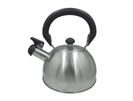 Pava Apta para Gas,Vitro, Inducción Metalizado Y Negro DRW (21,5x18x23cm)