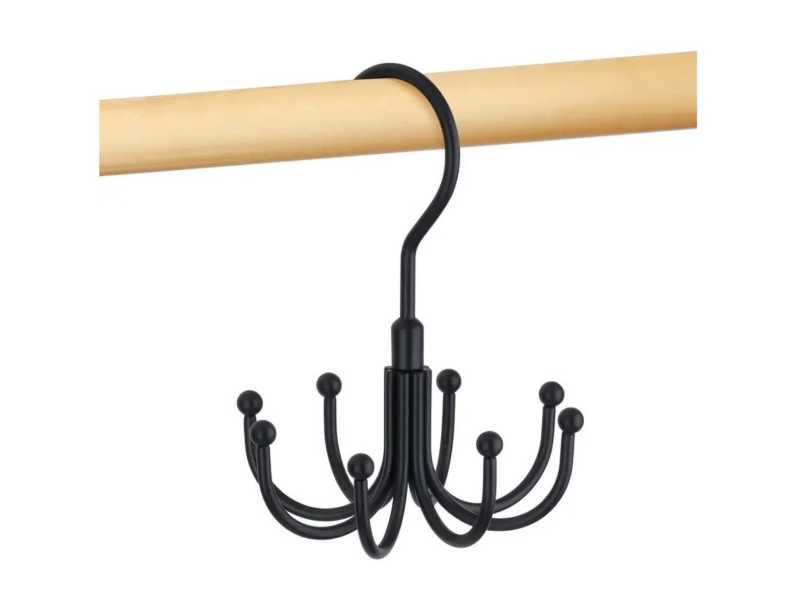 Percha Cinturones Chrui Giratoria 24 Cinturones (negro)