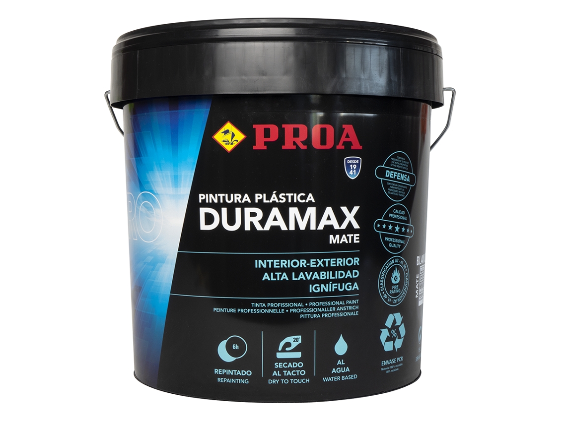 INTERIOR/EXTERIOR MATE ANTIMOHO DURAMAX 24,5kg Blanco 15L