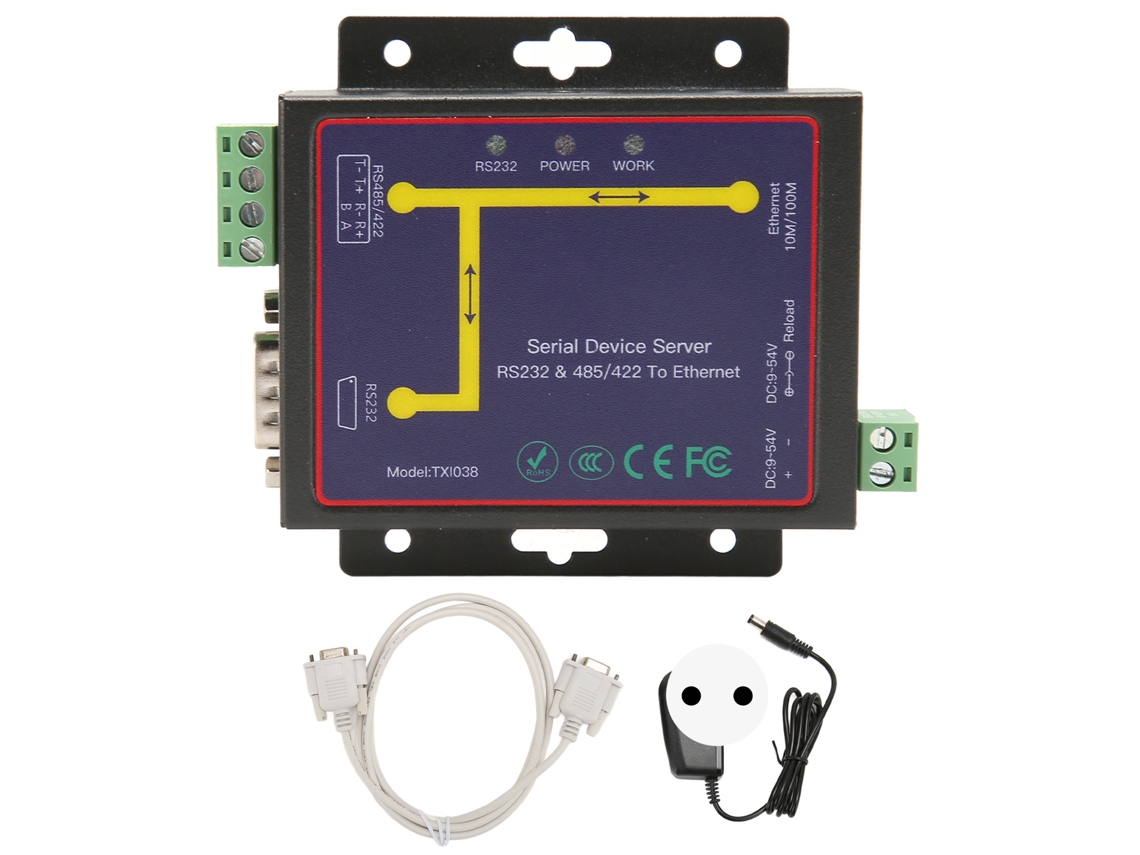 Servidor Serial (adaptador Serial De Rs232/485/422 A Ethernet)