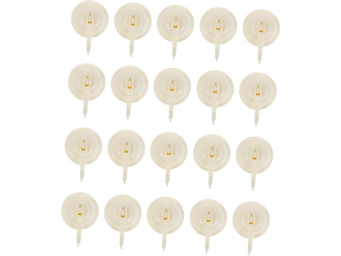 Paquete de 20 pegatinas multiusos que no dejan marcas para tazas, ideales para cocina, baño y aire acondicionado - Vayotoy