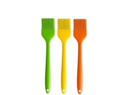VVJIJILLY Conjunto De 3 Pincéis Para Untar, Pincéis De Silicone Resistentes Ao Calor Para Pastelaria, Cozinha E Churrasco, Espalhar Óleo, Manteiga, Molhos E Mar