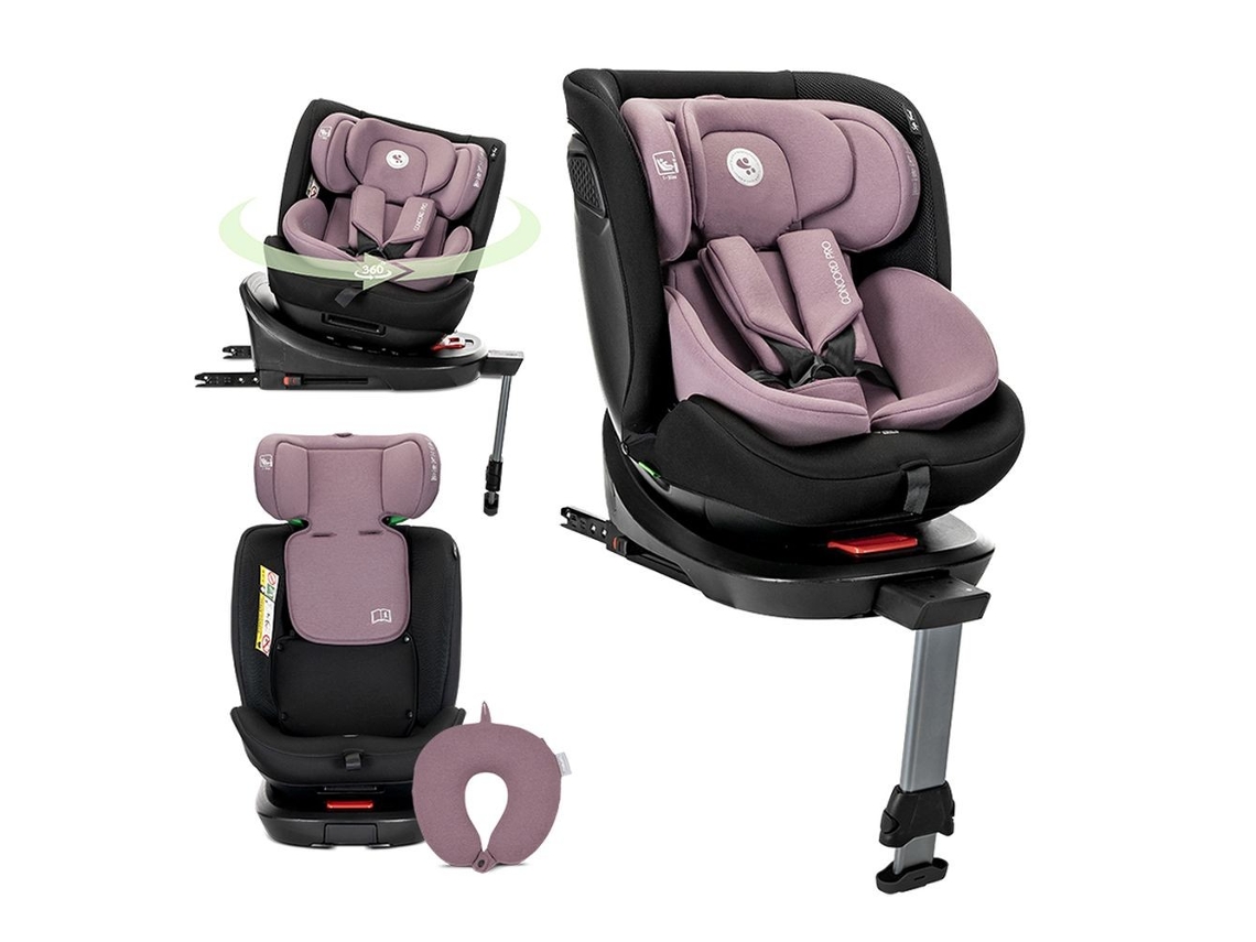 Silla De Coche Lorelli Concord Pro I-size Isofix 360° De 40 A 150 Cm - Pink