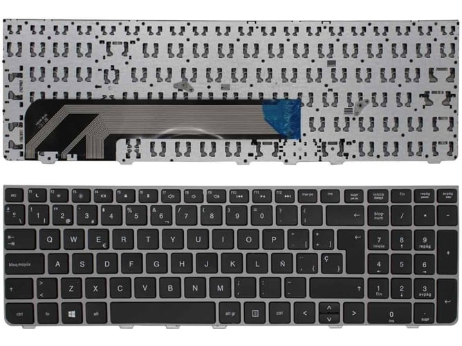 Teclado para Portátil HP Probook 4535S 4530S 4730S con Marco en Plata