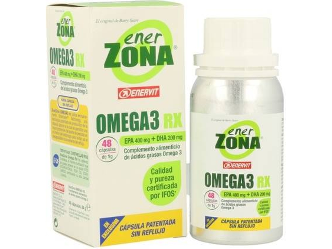 Complemento Alimentar ENERZONA Omega (48 cápsulas de 1g)