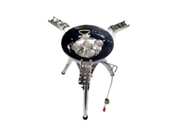 Estufa de gas para acampar al aire libre, combustible propano, altura ajustable, 3-5 usuarios, Brs69a OEM