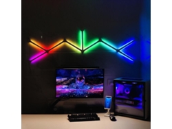 Barras de luz empalmables USB de 5 V para bricolaje - Blitzwill BW-SL1 RGBIC LED Tuya Wifi Control inteligente Música Sync Funciona con Alexa y Asistente de Google para decoración