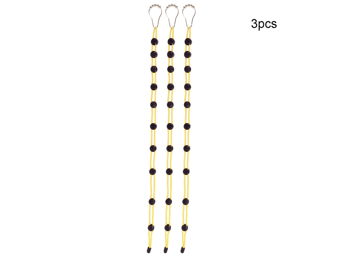 Tendedero para calcetines, organizador para calcetines, soporte para cuerda de lavandería (amarillo)