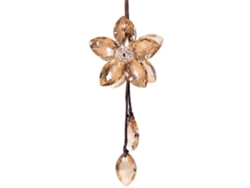 Flor de cristal colgante, decoración de cristal para el hogar, el jardín o el coche, arcoíris