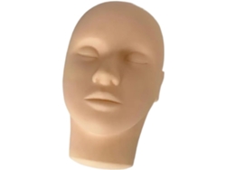 Cabeza De Maniquí De Alta Calidad Para Masaje De Piel Y Aplicación De Maquillaje, Con Los Ojos Cerrados, Entrenamiento Facial.
