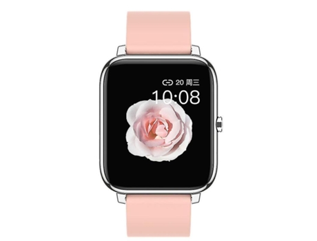 Reloj inteligente para hombres y mujeres - Resistente al agua - Con podómetro, monitor de sueño, cronómetro - Pantalla táctil de 1,4 pulgadas (Rosa...
