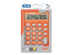 MILAN Medium Duo Orange Calculadora 10 Dígitos