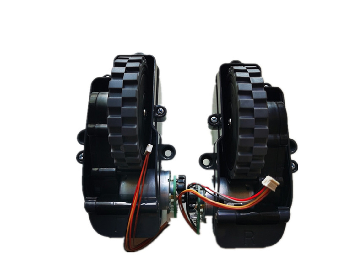 Robot aspirador con rueda izquierda y derecha, incluye motores para Ilife V55 Pro V50 Pro Bot, piezas de repuesto de motor de rueda