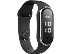 Pulsera Repelente De Mosquitos Ultrasónica Reutilizable Con Reloj, Podómetro Y Medidor De Temperatura.