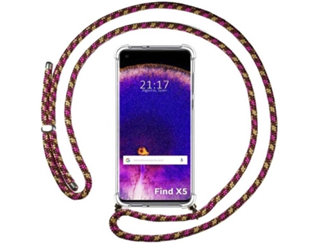 Carcasa para Oppo Find X5 5G TUMUNDOSMARTPHONE Colgante Rosa