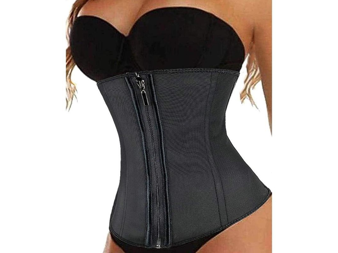 2026-corset Cincher Entrenamiento Cintura Reductora Latex Cremallera Moldeadora Mujer Lmi 5x-grande