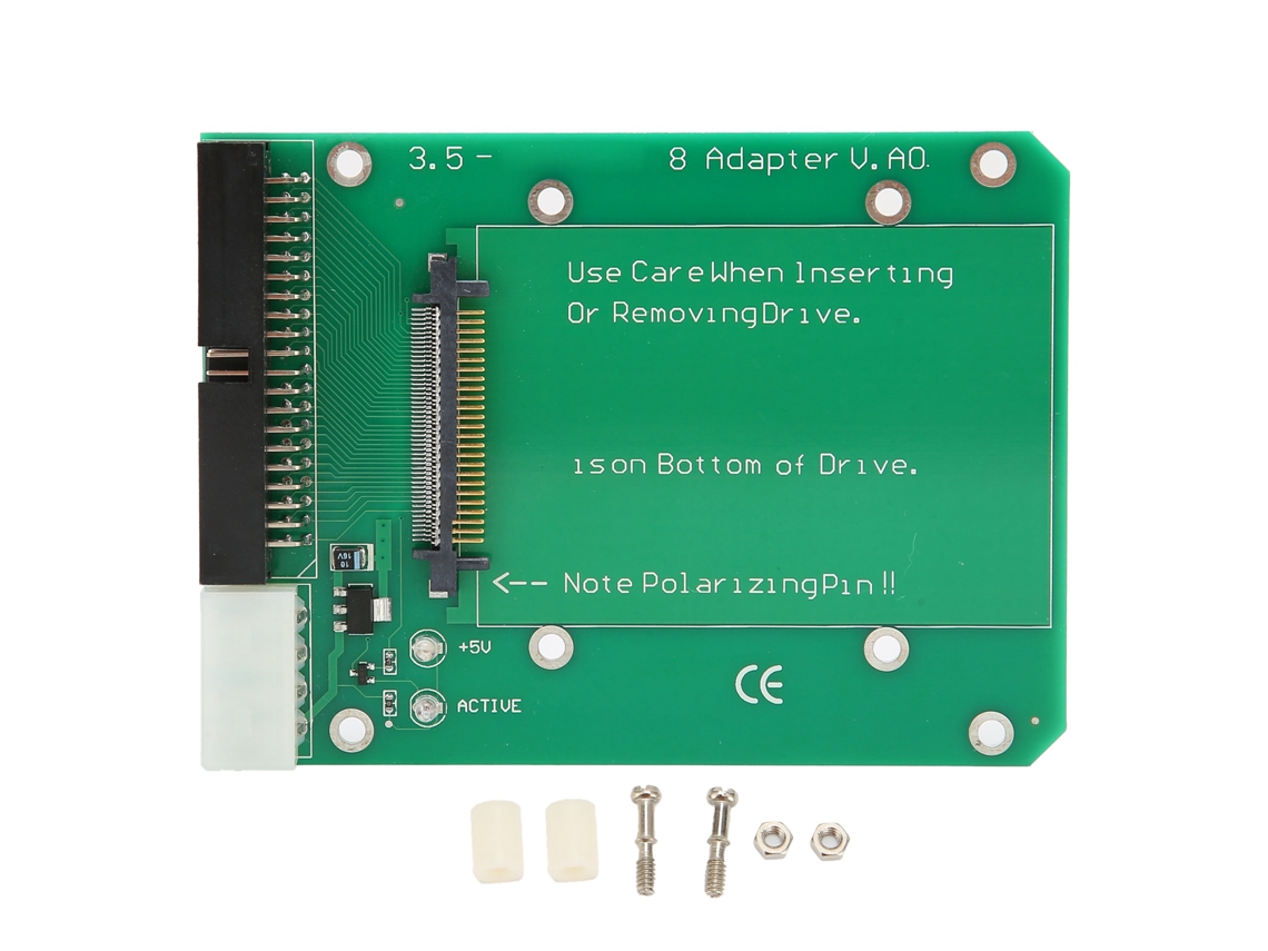 Tarjeta Adaptadora Ide 50 Pines Unidad Micro De 1.8 Pulgadas A Convertidor De Disco Duro Ide De 3.5 Pulgadas 40 Pines