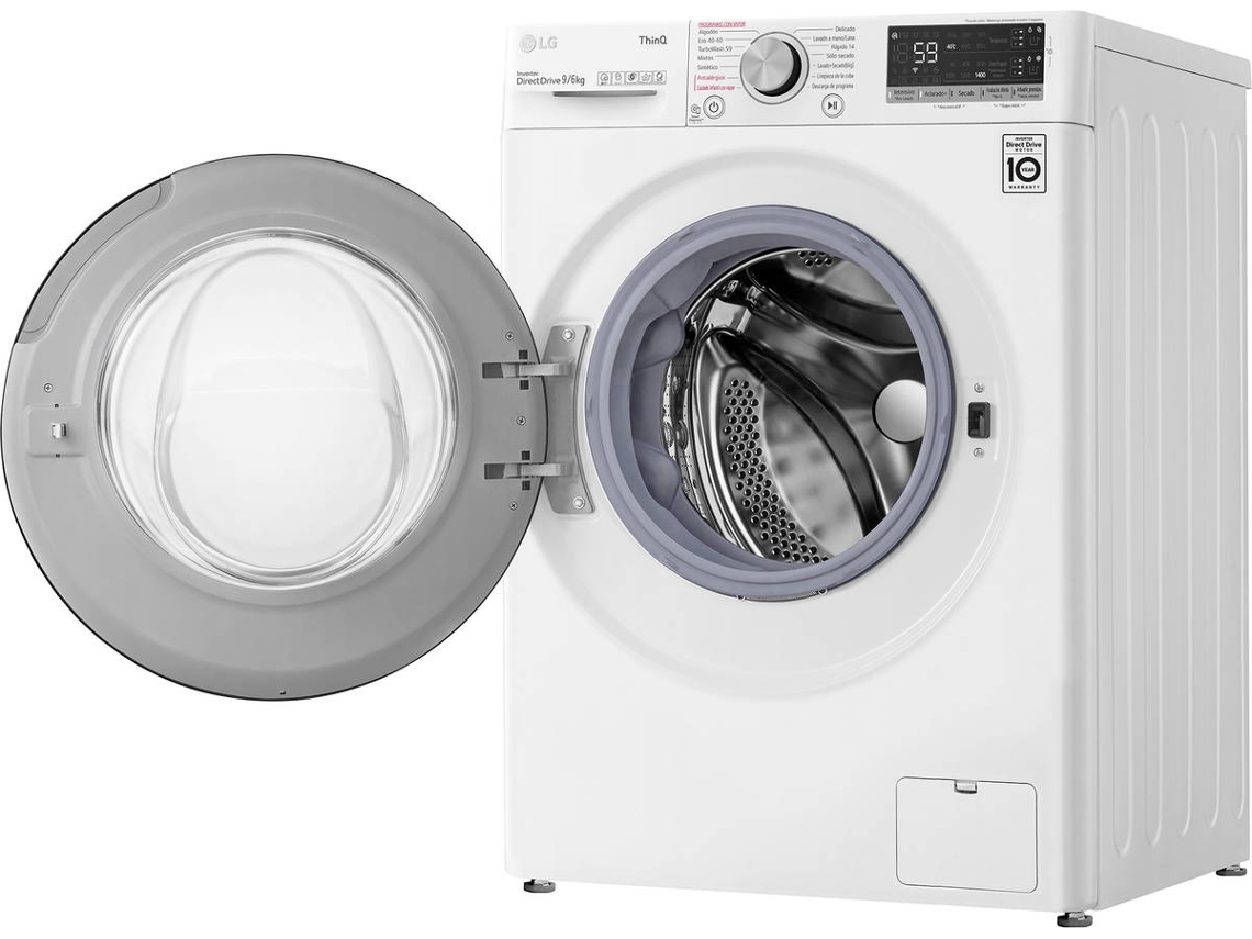 Lavasecadora LG F4DV5509SMW (6/9 kg - 1400 rpm - Blanco)