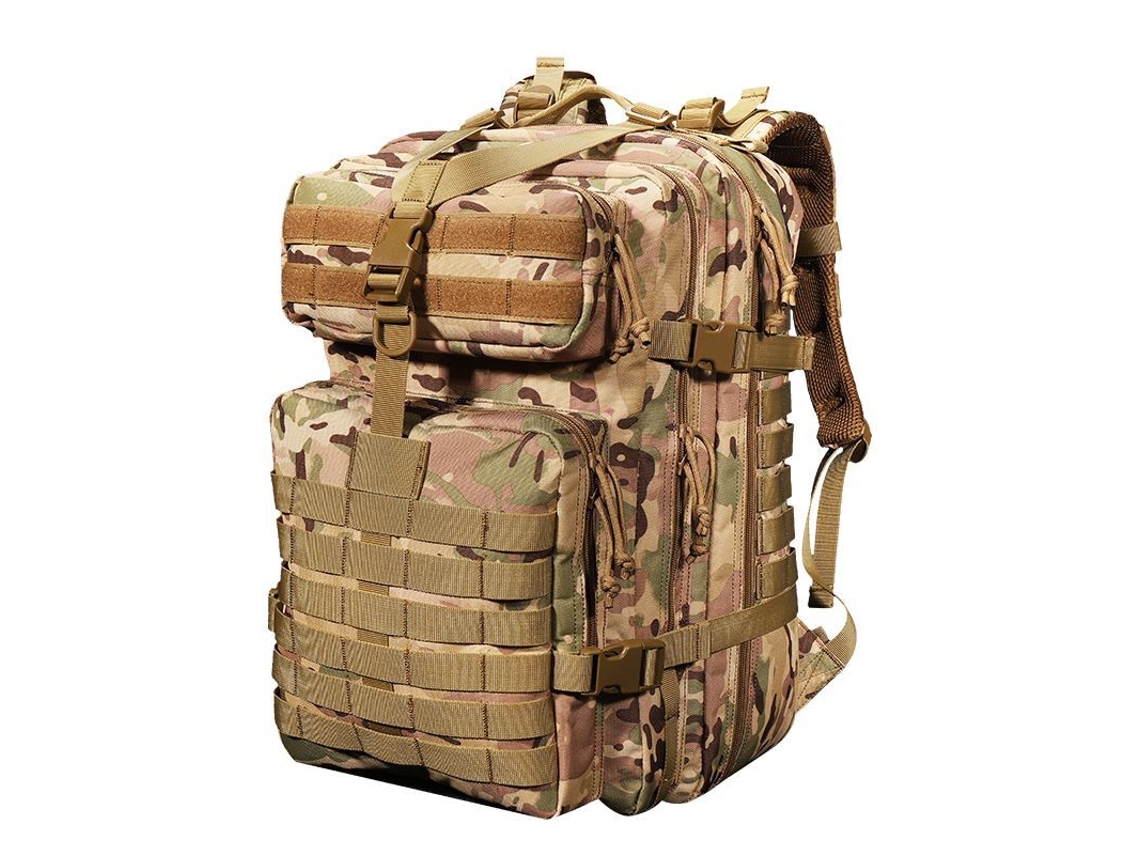 Mochila De Gran Capacidad De 45 Litros Con Estampado De Camuflaje, Ideal Para Deporte, Actividades Al Aire Libre Y Senderismo - 2