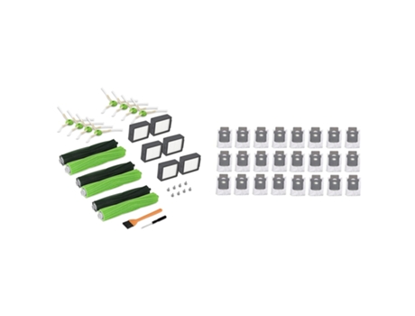 Bolsas automáticas de eliminación de suciedad con rodillo de cepillo de goma con filtro, para IRobot Roomba E5 E6 E7 I7 I7 E5 E6