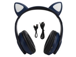Auriculares Inalámbricos B39 Con Adorables Orejas De Gato, Bluetooth, Para Música, Juegos Y Sonido Estéreo Hd.