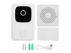 Timbre Inalámbrico Inteligente Con Cámara Hd, Visión Nocturna Infrarroja, Comunicación Bidireccional Y Wifi De 2,4 Ghz.