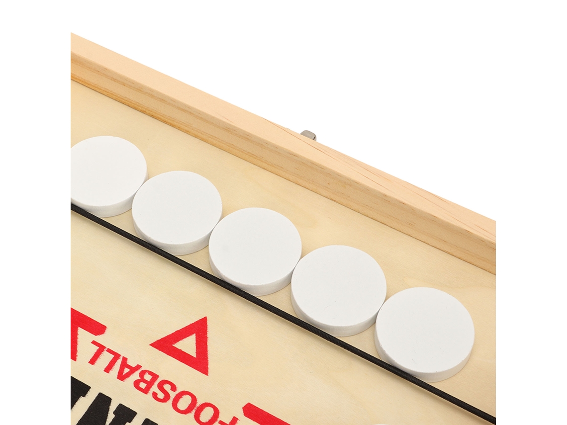 Juego De Hockey De Mesa Fast Sling, Juego De Batalla Plegable De Madera Con Lanzador Para Adultos Y Niños.