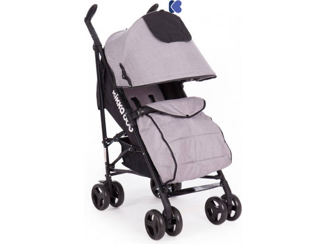 Carrito de Bebé Individual KIKKA BOO Melange Gris